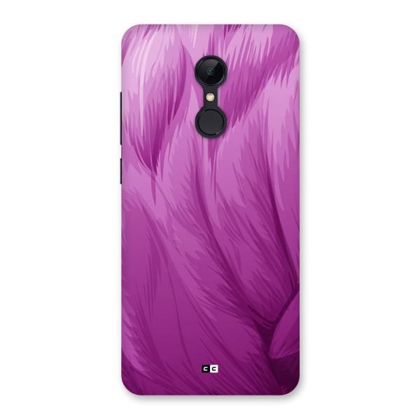 Lavender Furrs Back Case for Redmi 5