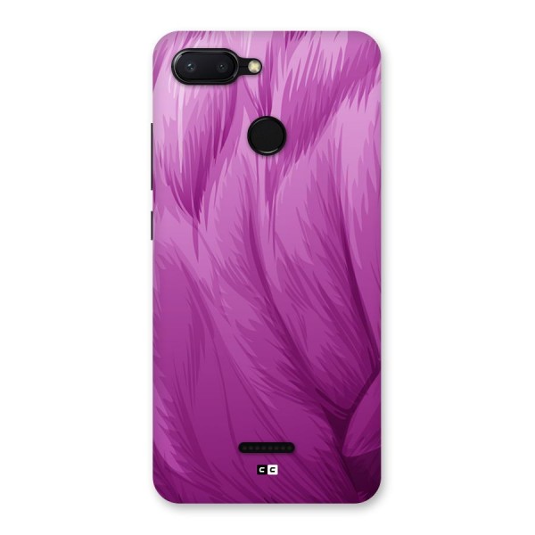 Lavender Furrs Back Case for Redmi 6