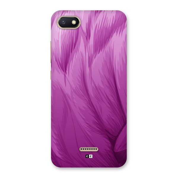 Lavender Furrs Back Case for Redmi 6A