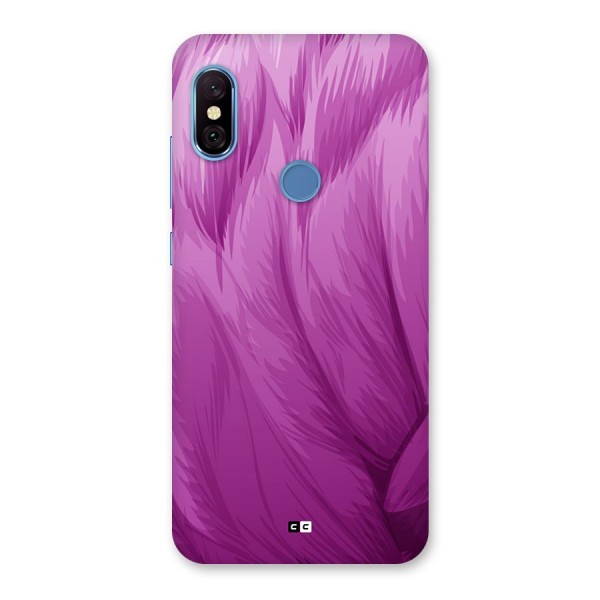 Lavender Furrs Back Case for Redmi Note 6 Pro