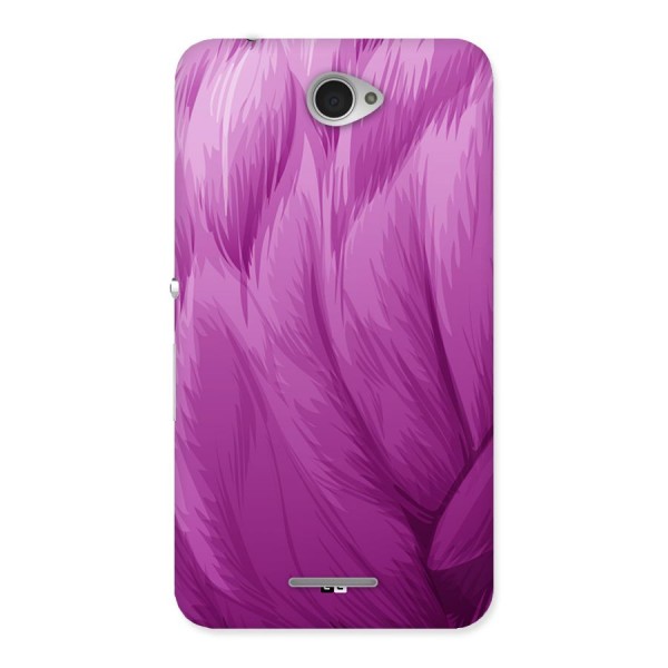 Lavender Furrs Back Case for Xperia E4