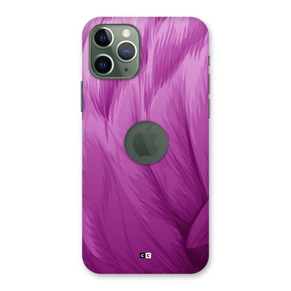 Lavender Furrs Back Case for iPhone 11 Pro Logo Cut