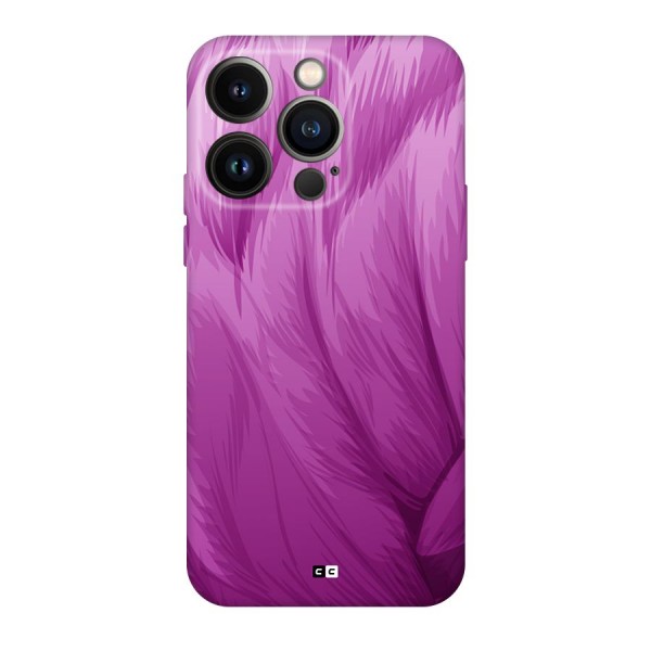 Lavender Furrs Back Case for iPhone 14 Pro