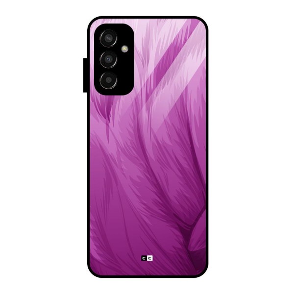 Lavender Furrs Glass Back Case for Galaxy F13