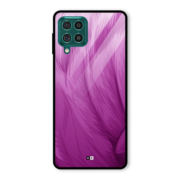 Lavender Furrs Glass Back Case for Galaxy F62