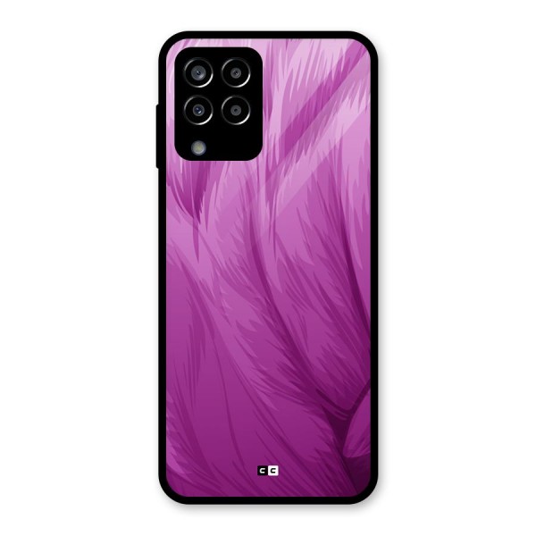 Lavender Furrs Glass Back Case for Galaxy M33