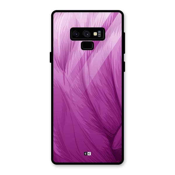 Lavender Furrs Glass Back Case for Galaxy Note 9