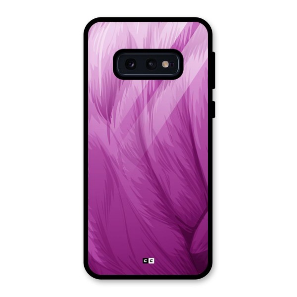 Lavender Furrs Glass Back Case for Galaxy S10e