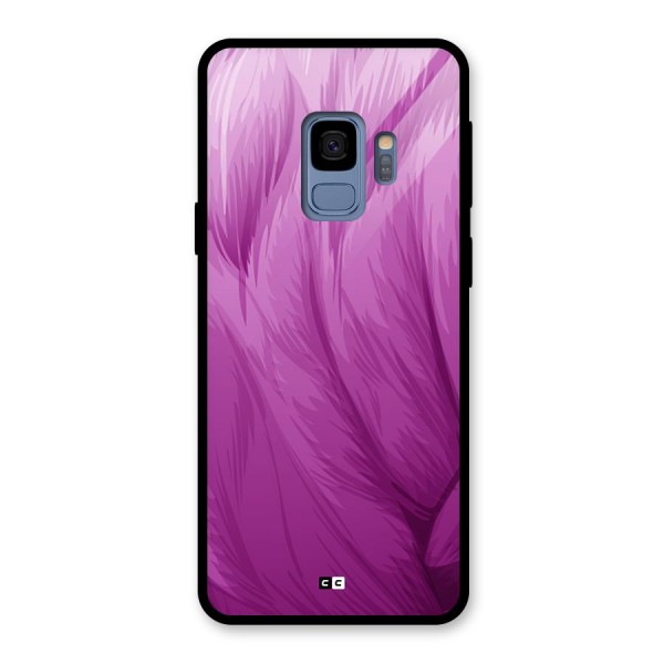 Lavender Furrs Glass Back Case for Galaxy S9