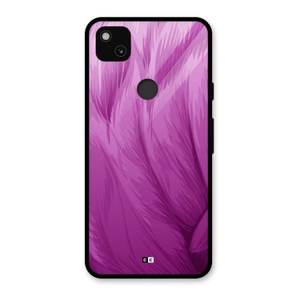 Lavender Furrs Glass Back Case for Google Pixel 4a