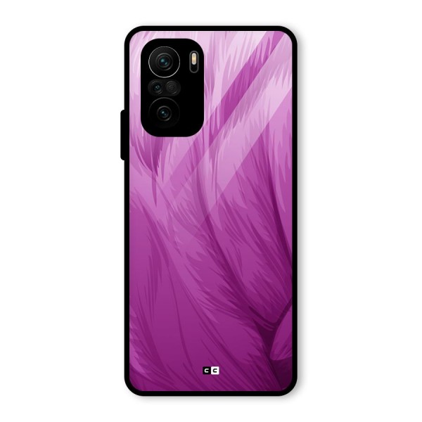 Lavender Furrs Glass Back Case for Mi 11x