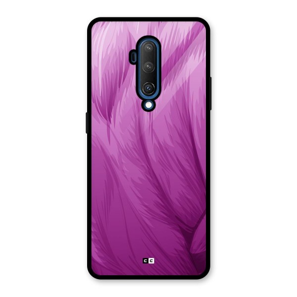 Lavender Furrs Glass Back Case for OnePlus 7T Pro