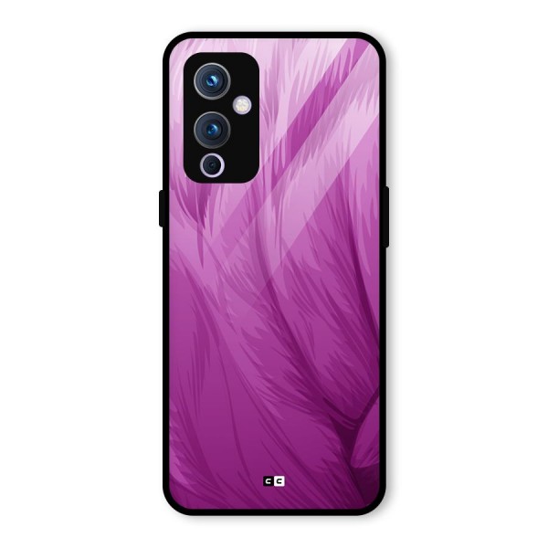 Lavender Furrs Glass Back Case for OnePlus 9