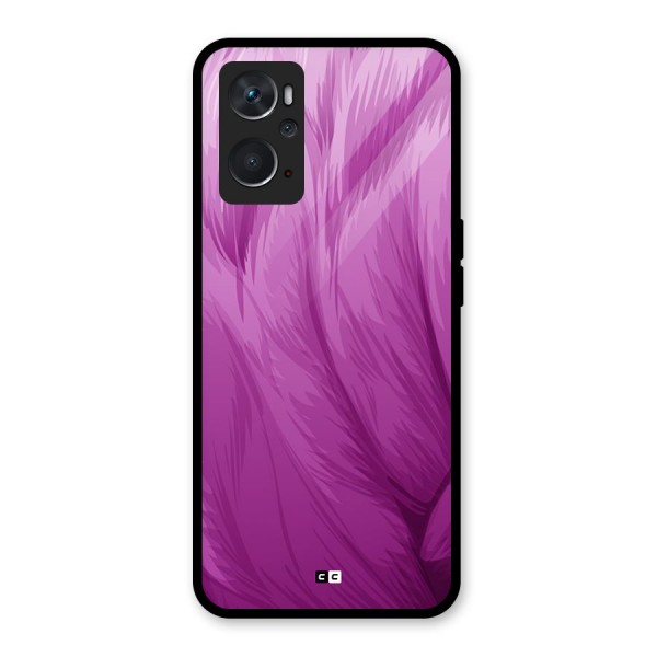 Lavender Furrs Glass Back Case for Oppo K10 4G