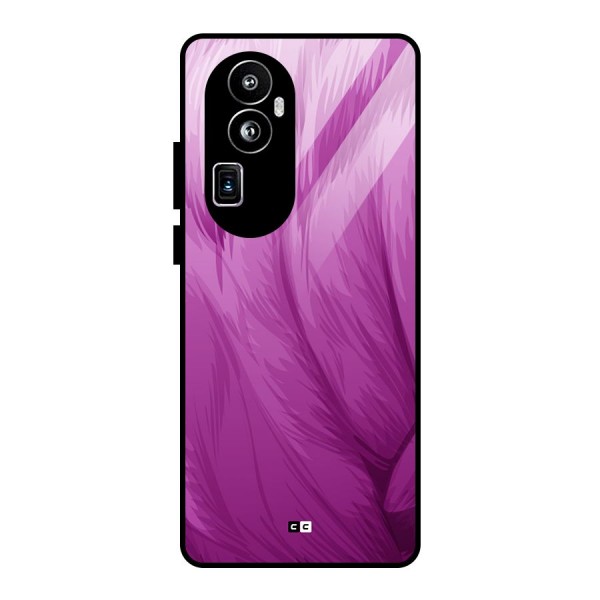 Lavender Furrs Glass Back Case for Oppo Reno10 Pro Plus