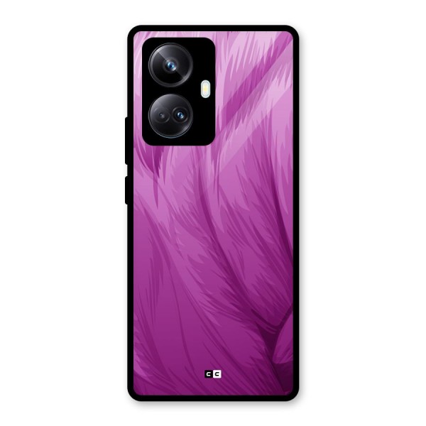 Lavender Furrs Glass Back Case for Realme 10 Pro Plus