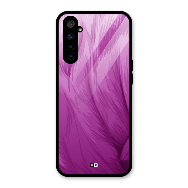 Lavender Furrs Glass Back Case for Realme 6