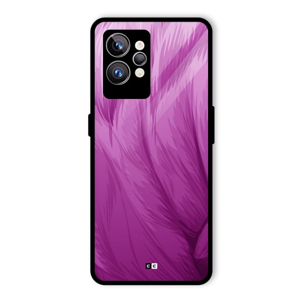 Lavender Furrs Glass Back Case for Realme GT2 Pro