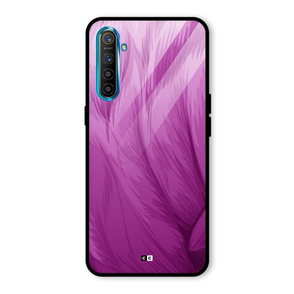 Lavender Furrs Glass Back Case for Realme X2