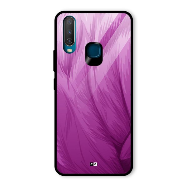 Lavender Furrs Glass Back Case for Vivo U10