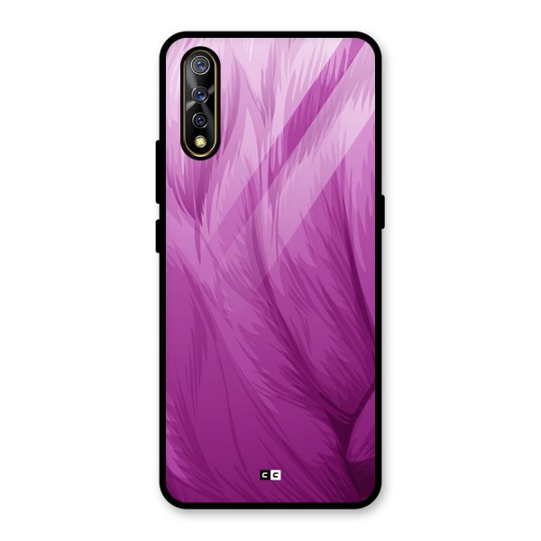 Lavender Furrs Glass Back Case for Vivo Z1x