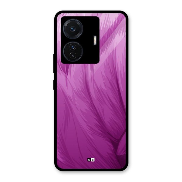 Lavender Furrs Glass Back Case for Vivo iQOO Z6 Pro