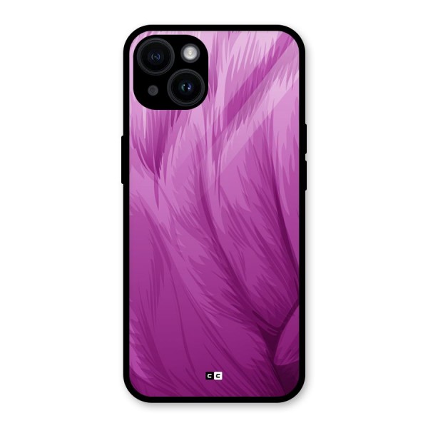 Lavender Furrs Glass Back Case for iPhone 14