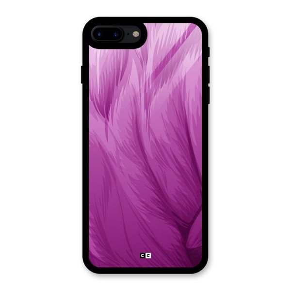 Lavender Furrs Glass Back Case for iPhone 7 Plus