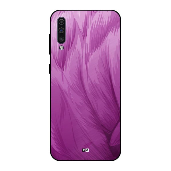 Lavender Furrs Metal Back Case for Galaxy A50