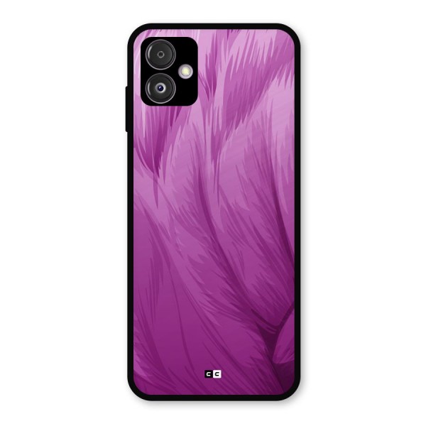 Lavender Furrs Metal Back Case for Galaxy F14