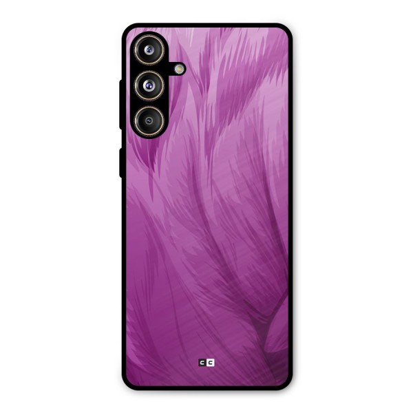 Lavender Furrs Metal Back Case for Galaxy F55