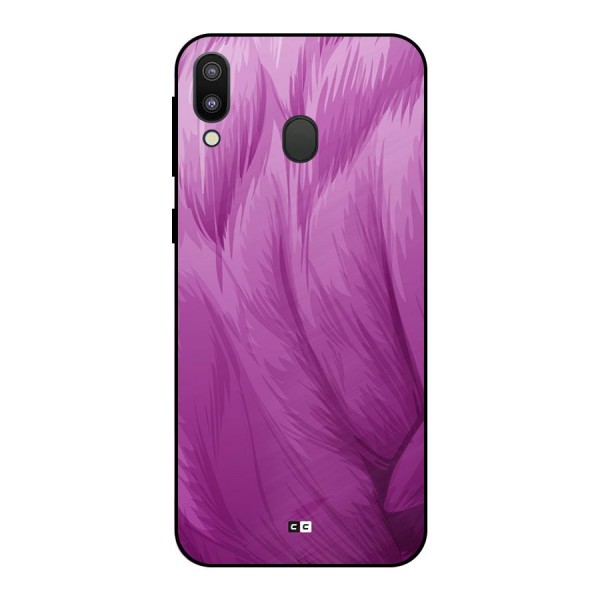 Lavender Furrs Metal Back Case for Galaxy M20