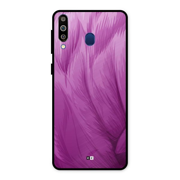 Lavender Furrs Metal Back Case for Galaxy M30