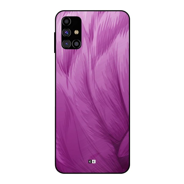 Lavender Furrs Metal Back Case for Galaxy M31s