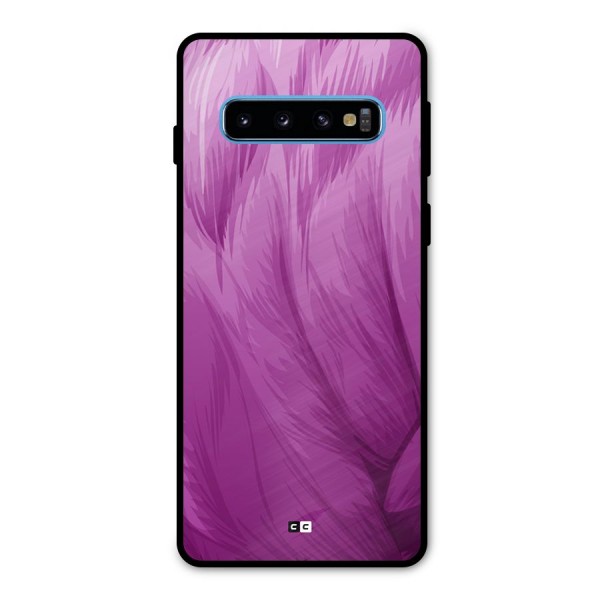 Lavender Furrs Metal Back Case for Galaxy S10