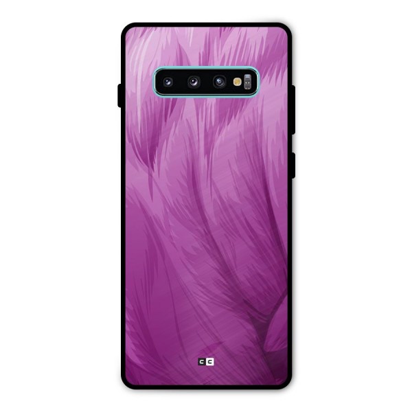 Lavender Furrs Metal Back Case for Galaxy S10 Plus