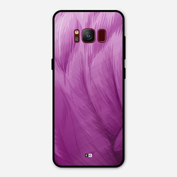 Lavender Furrs Metal Back Case for Galaxy S8