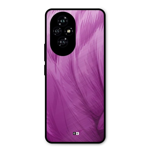 Lavender Furrs Metal Back Case for Honor 200