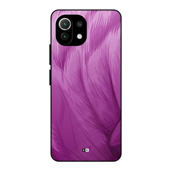 Lavender Furrs Metal Back Case for Mi 11 Lite