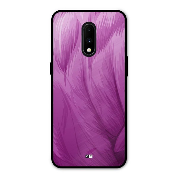 Lavender Furrs Metal Back Case for OnePlus 7