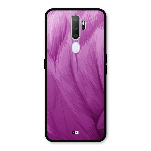 Lavender Furrs Metal Back Case for Oppo A9 (2020)