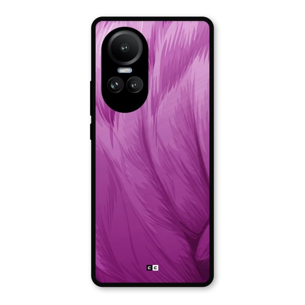 Lavender Furrs Metal Back Case for Oppo Reno10