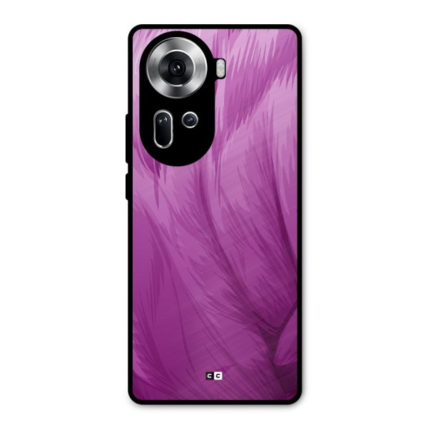 Lavender Furrs Metal Back Case for Oppo Reno11 5G