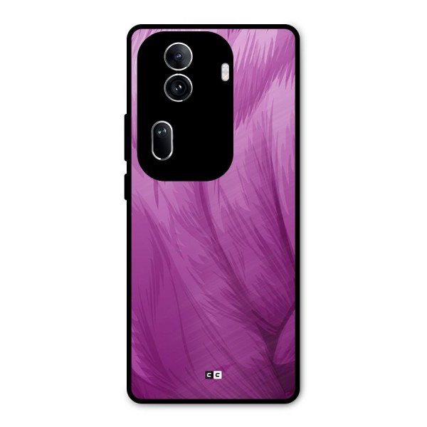 Lavender Furrs Metal Back Case for Oppo Reno11 Pro 5G