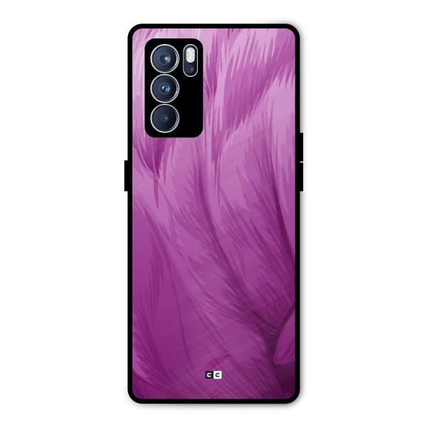 Lavender Furrs Metal Back Case for Oppo Reno6 Pro 5G