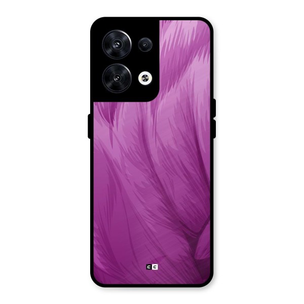 Lavender Furrs Metal Back Case for Oppo Reno8 5G