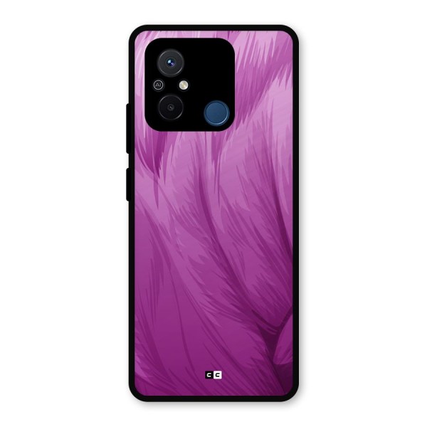 Lavender Furrs Metal Back Case for Poco C55