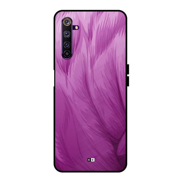 Lavender Furrs Metal Back Case for Realme 6 Pro