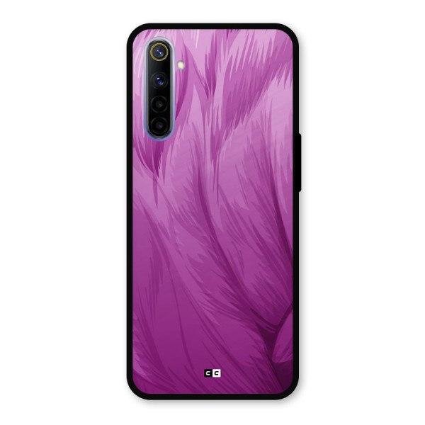 Lavender Furrs Metal Back Case for Realme 6i