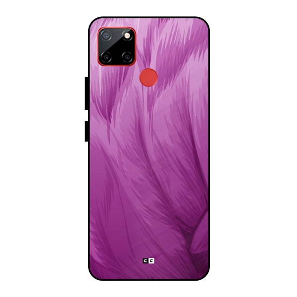 Lavender Furrs Metal Back Case for Realme C12